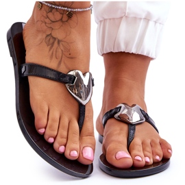 Ženske veganske japanke ZAXY JJ285031 crne crno