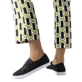 Jamal crne tenisice od eko antilop kože crna