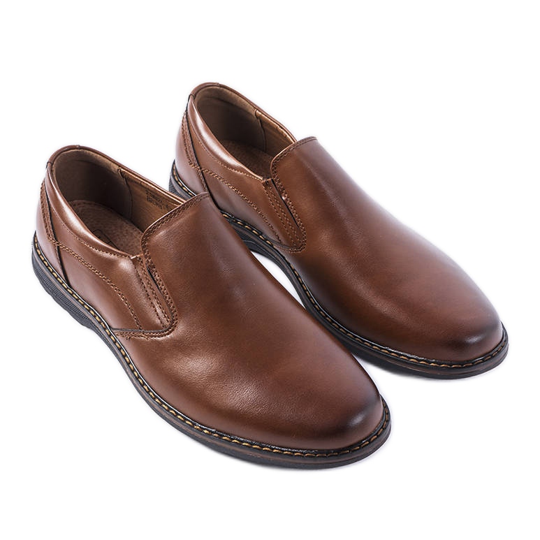 Muške smeđe cipele Querry natikače smeđa