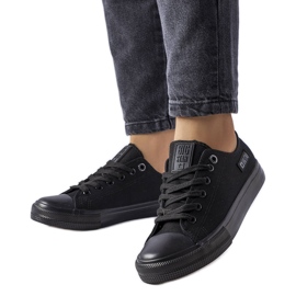 Big Star KK274009 crne tenisice od tkanine crna