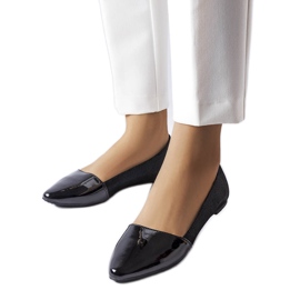 Crne elegantne balerinke iz Riela crna