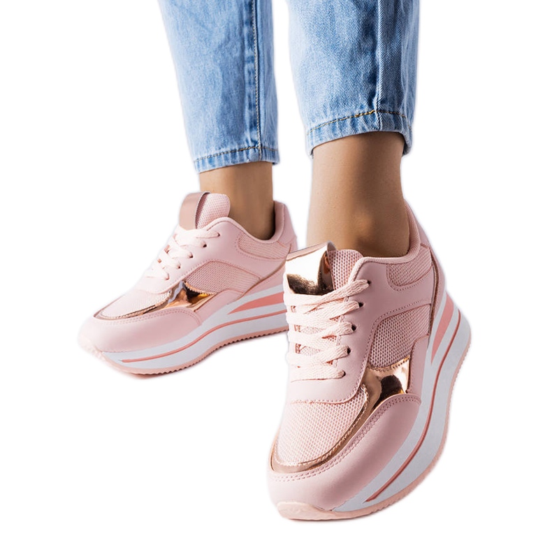 Ružičaste tenisice s debelim potplatom od Ethel ružičasta