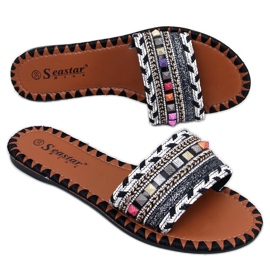 Papuče Marocco Black Marrakesh crna