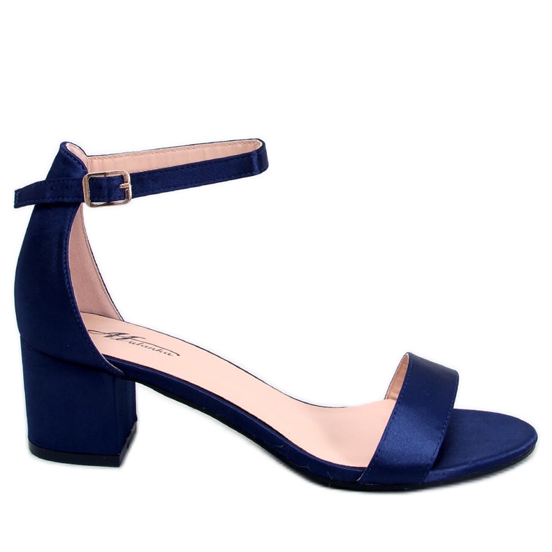 Sandale na nisku petu marke Clarence Blue plava