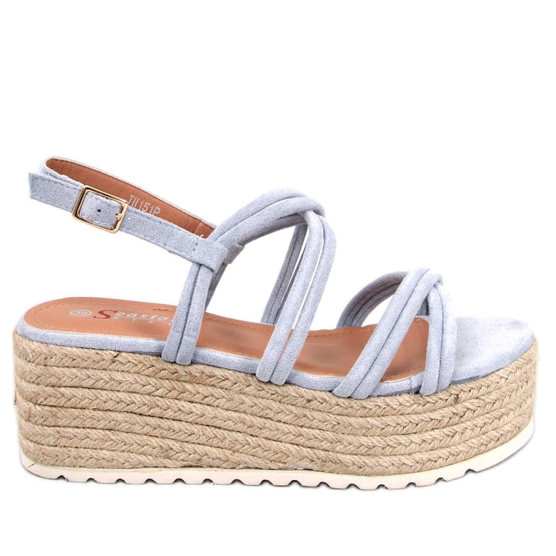 Seastar Altman plave espadrile na klin plava