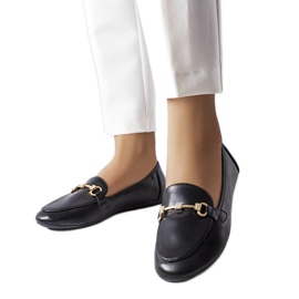 Crne ukrasne mokasinke iz Lejeunea crno