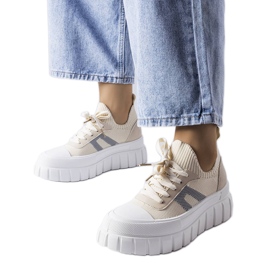 Bež tenisice s platformom iz Charpentiera