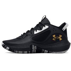 Under Armour Gs Lockdown 6 Jr 3025617 003 tenisice za košarku crna crna
