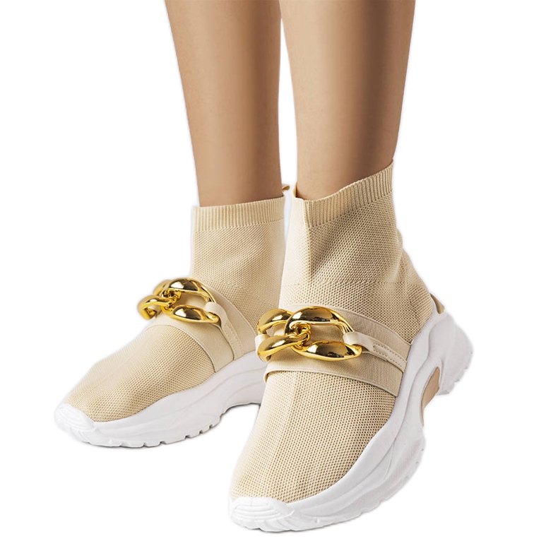 Bež tenisice s lancem iz Baptiste