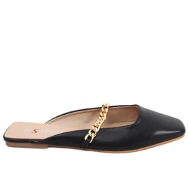 Seastar Chiara Crne papuče s lancem crna