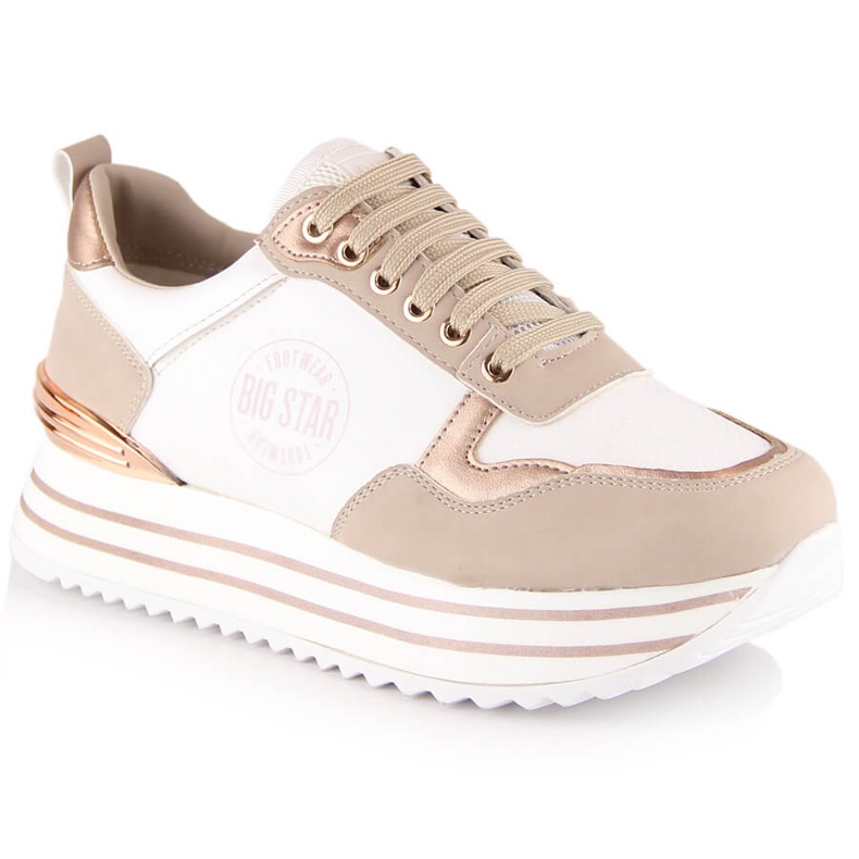 Ženske sportske cipele tenisice na platformu višebojne Big Star LL274584 raznobojna