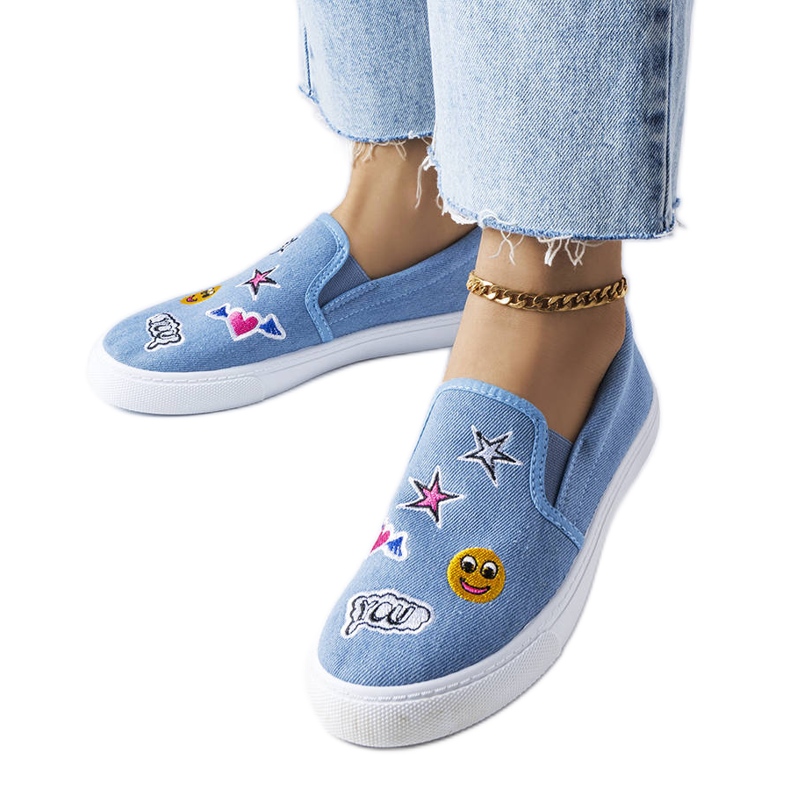 BM Nebesko plave tenisice s Giguère zakrpama plava