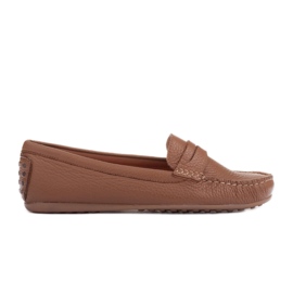 Marco Shoes Loaferice s fleksibilnim potplatom smeđa