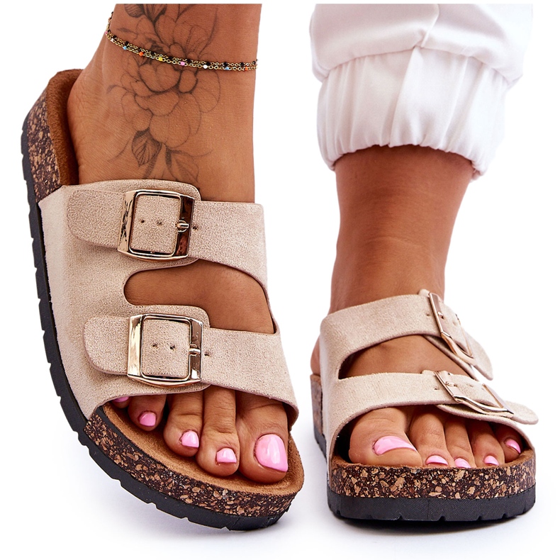 PM1 Ženske natikače Cortina bež boje