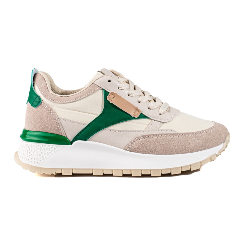 Ženske bež sportske cipele s visokom platformom marke Shelovet