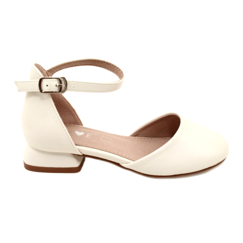 Evento Bijele balerinke, MISSE sandale za pričest bijela