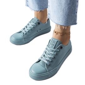 Zelene platnene tenisice iz Big Star LL274019 zelena