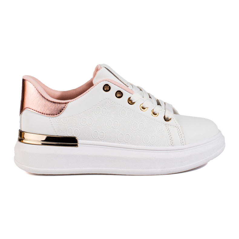 Ženske Shelovet bijele tenisice sa zlatnim umetkom bijela