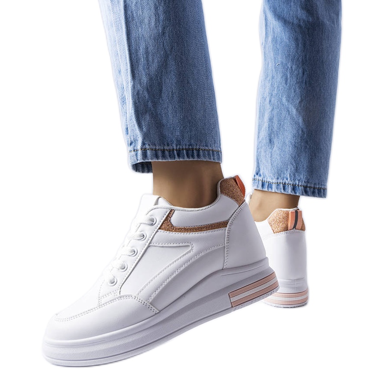 Bijele tenisice sa svjetlucavim umetcima marke Bonevil bijela