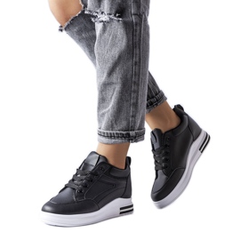 Bonevil crne svjetlucave tenisice crno