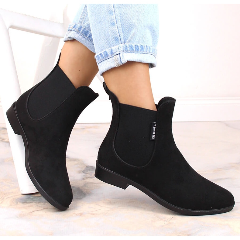 Ženske nepromočive čizme T.Sokolski KAL23-11 crne boje crno