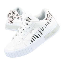 Puma Cali Star Jr 383186 01 sportske cipele bijela crna ružičasta