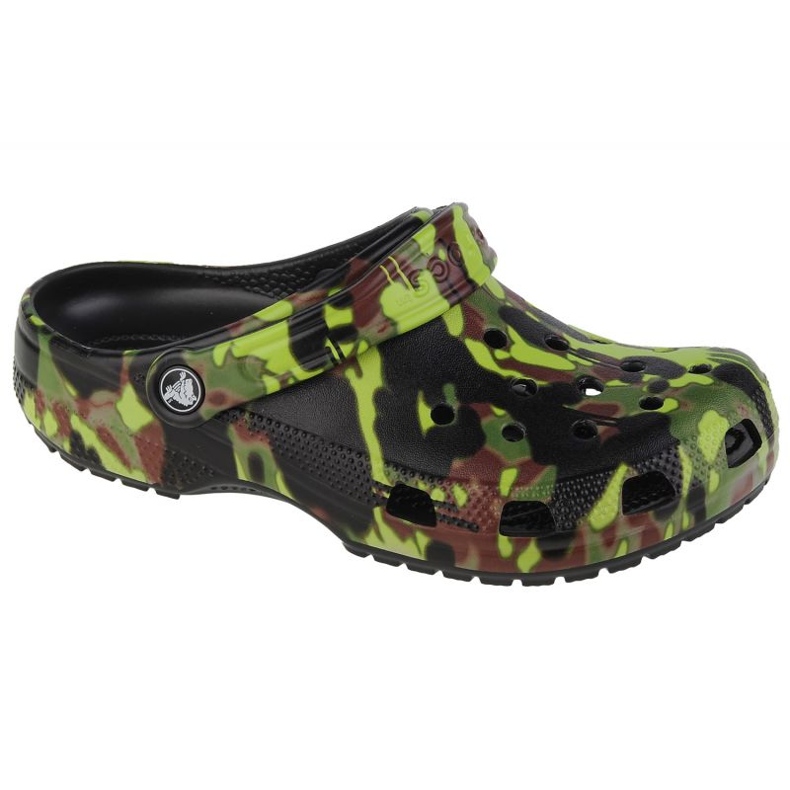 Crocs japanke Classic Spray Camo Clog 208305-001 zelena