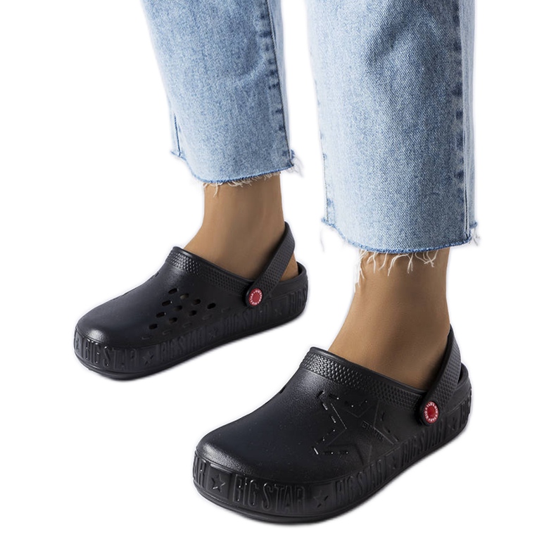 Big Star II275001 crne papuče crno