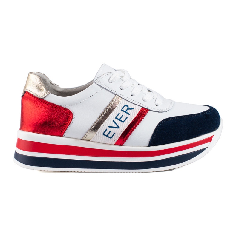 Tenisice Shelovet s debelim đonom, bijela i tamnoplava