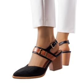 Hardouin crne cipele na štikle crna