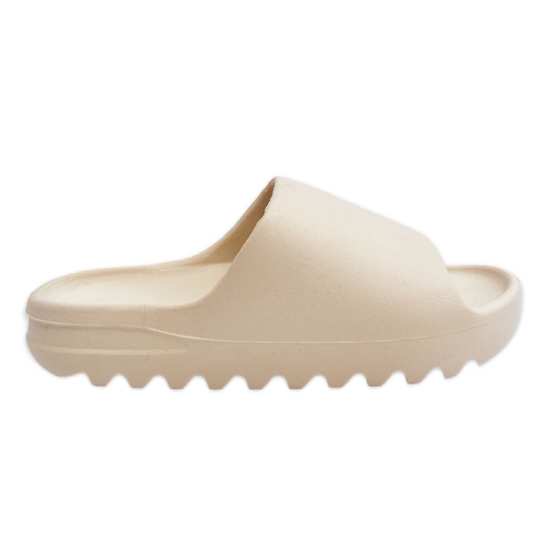 PS1 Modne papuče s platformom svijetlo bež Estella