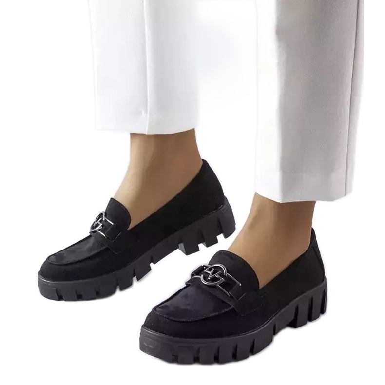 Venezia Crne natikače od eko antilop kože iz Vinceze crno