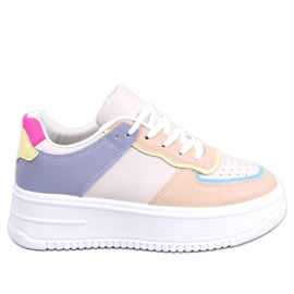 BM Bež tenisice Colorful Fields višebojan