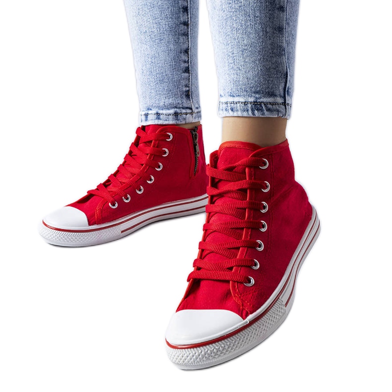 Crvene gležnjače marke Alaine crvena