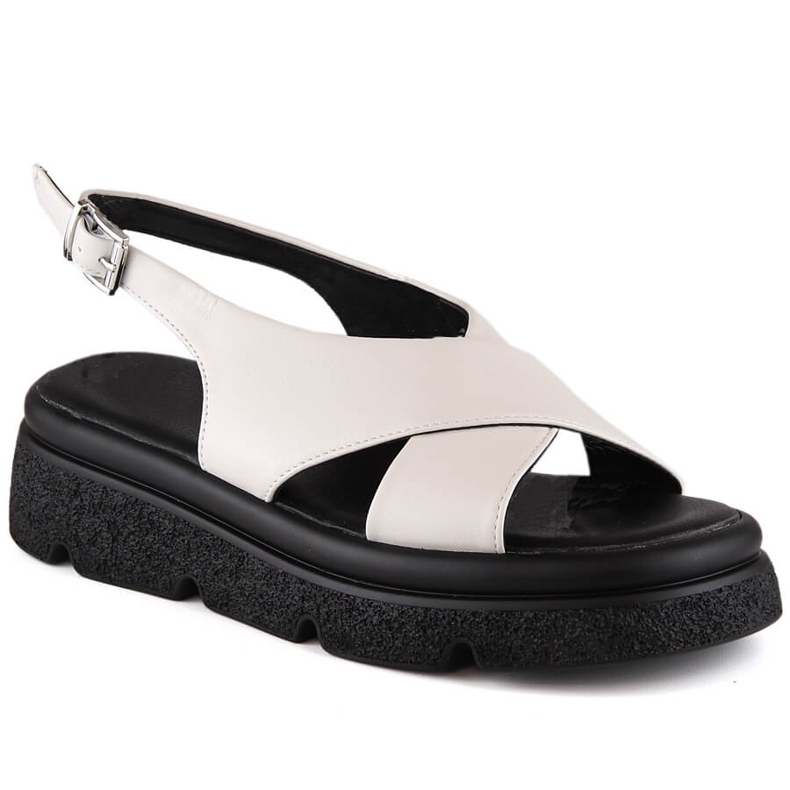 Ženske bež sandale s platformom Jezzi 5473