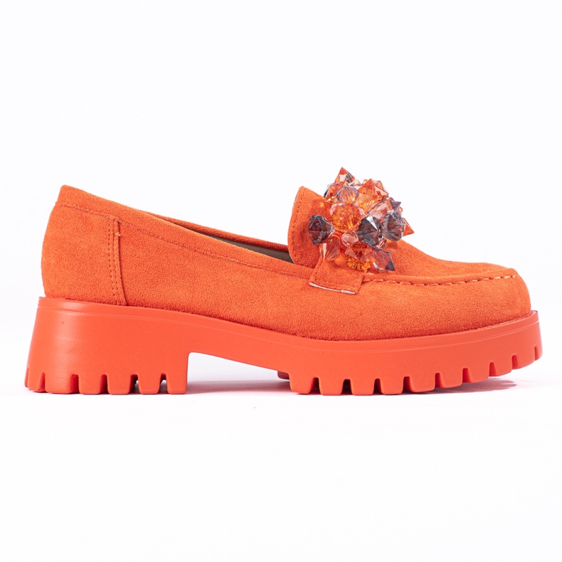Goodin Narančaste mokasine s platformom iz Sheloveta