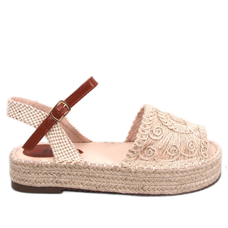 Boho Ingram Beige espadrile sandale bež