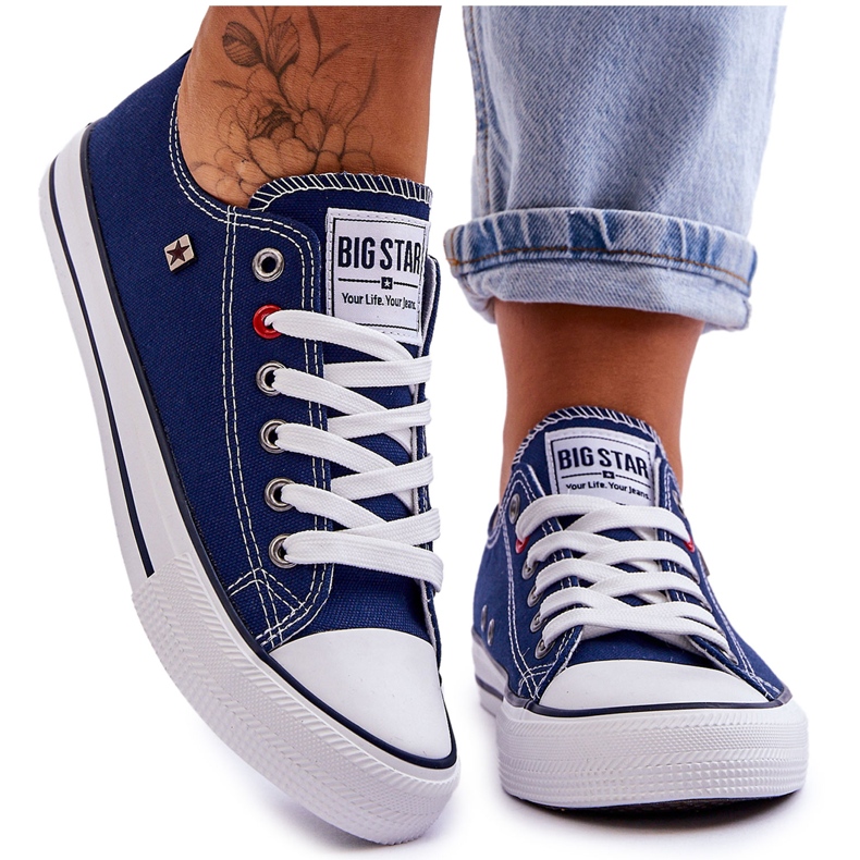 Ženske tenisice Big Star T274021 tamnoplave plava