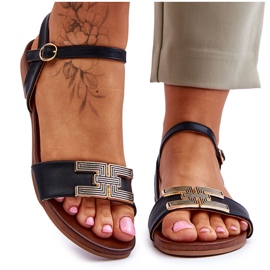 Ženske sandale S.Barski KV-5541-37 crne crna