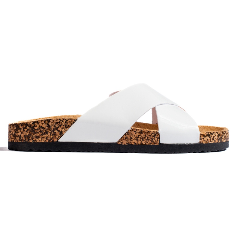 W. Potocki Ženske bijele plutene sandale Shelovet bijela