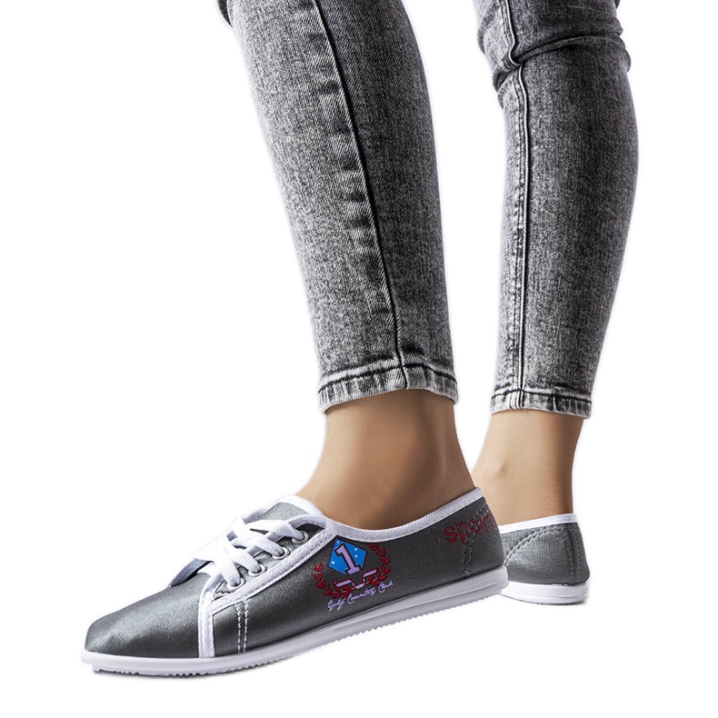 Ženske sive tenisice Woodstock siva