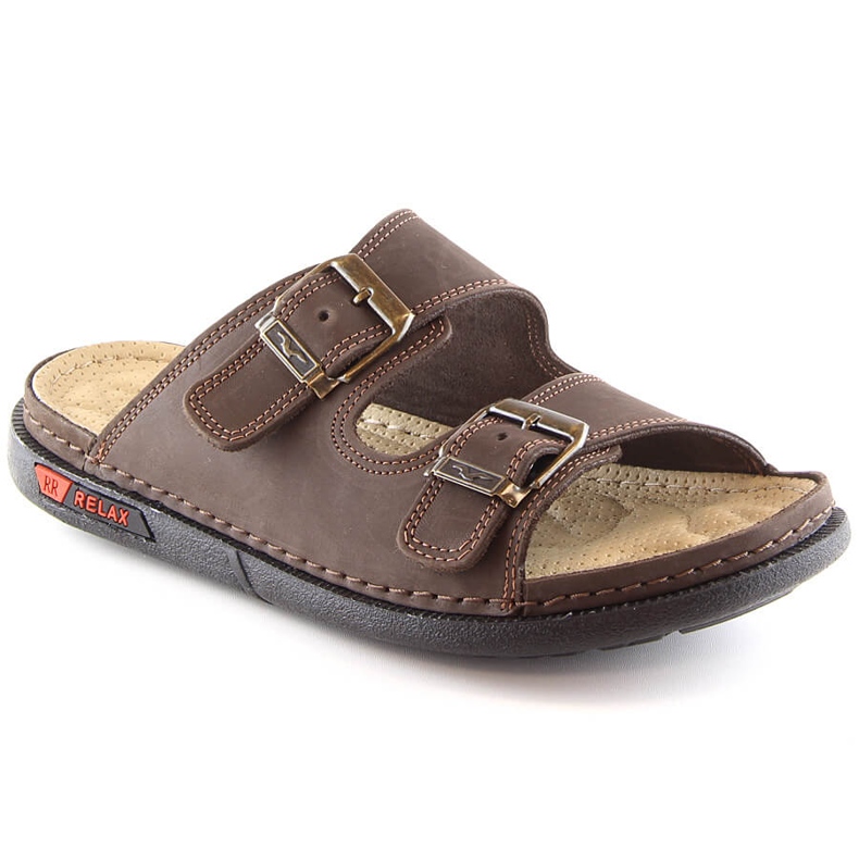 Kožne udobne muške patike s kopčama smeđe T.Sokolski Fs M01 smeđa