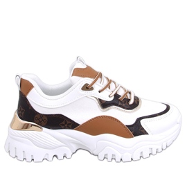 BM Nesbit bijele tenisice na wedge bijela