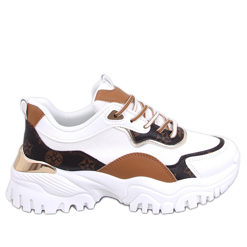 BM Nesbit bijele tenisice na wedge bijela