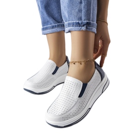 Bijele ažurne kožne cipele iz Ailentine bijela