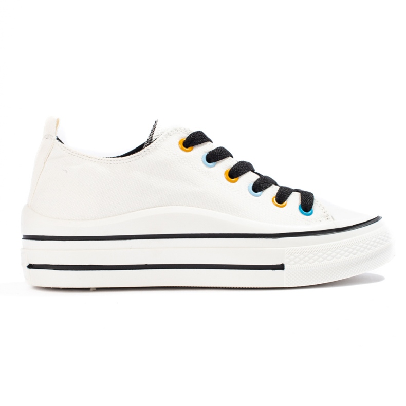 Ženske tenisice na platformu Shelovet bijele boje bijela