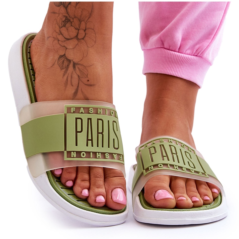 Ženske sportske papuče Green Sunrise zelena