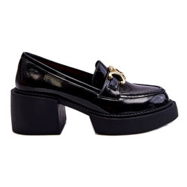 S.Barski Moderne cipele s masivnom potpeticom crne Imani crna