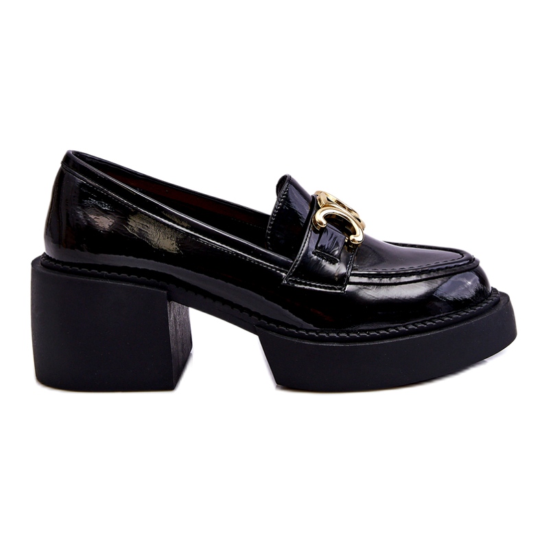 S.Barski Moderne cipele s masivnom potpeticom crne Imani crno