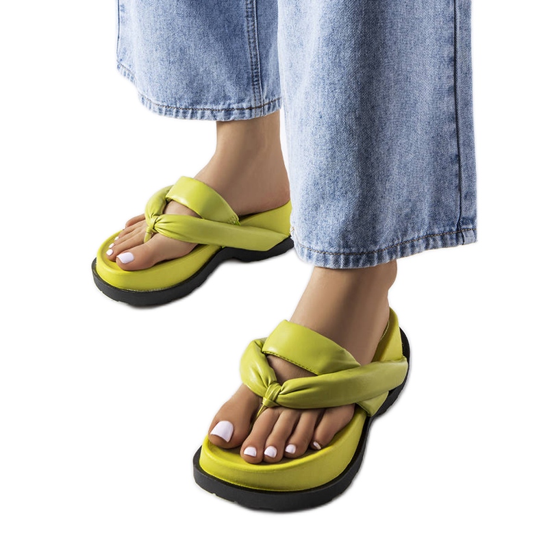 Zelene sandale s platformom Lachapelle zelena